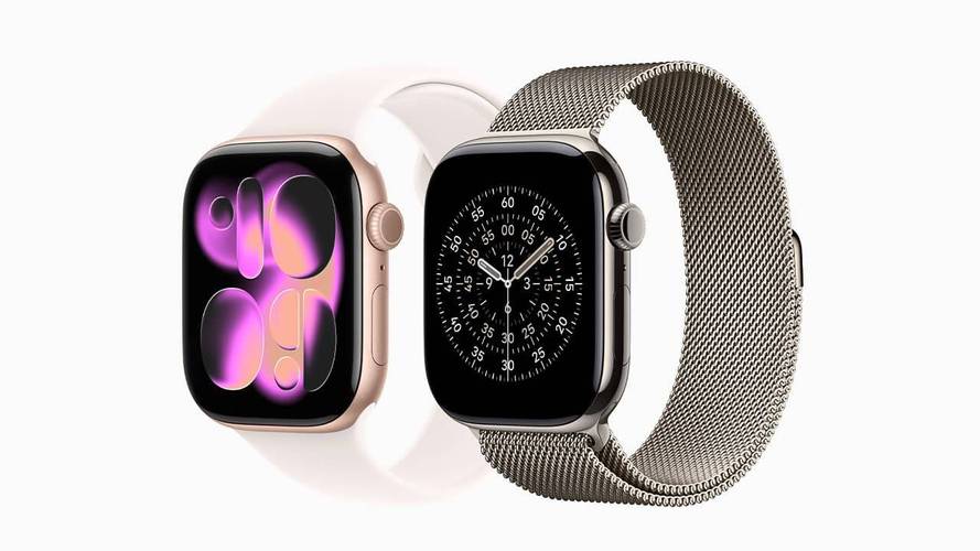 25款苹果手表S11 42毫米亮铝 属+运动型表带 S M