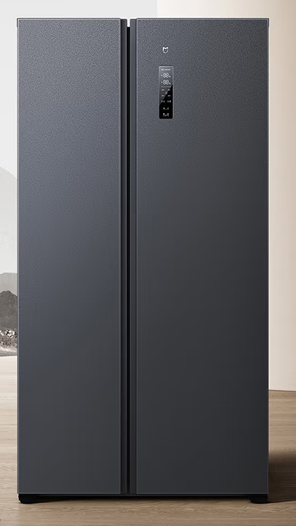 米家冰箱十字对开门606L墨 岩