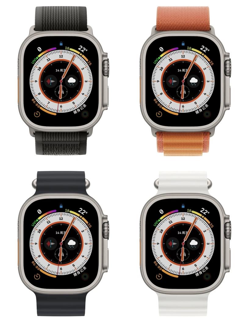 25款苹果手表S11 42毫米蜂窝亮铝 属+运动型表带 M L