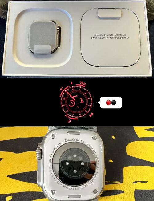 25款苹果手表S11 46毫米玫瑰铝 属+淡桃运动型表带 S M